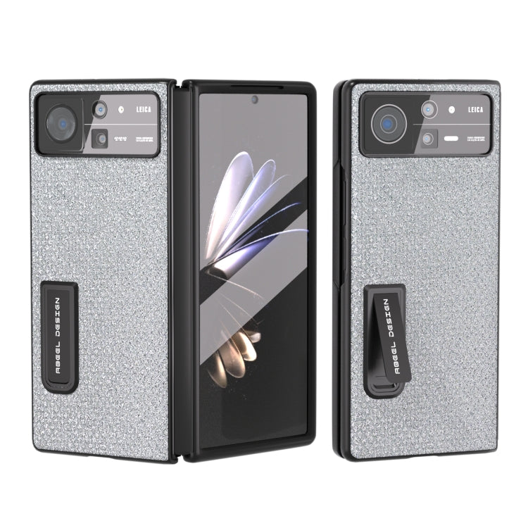 ABEEL Integrated Diamond Series Black Edge Phone Case with Holder, For Xiaomi Mix Fold 2, For Samsung Galaxy Z Fold3 5G, For Samsung Galaxy Z Fold5, For Samsung Galaxy Z Fold4 5G