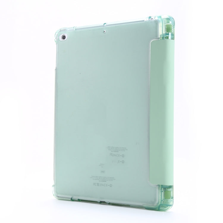 Étui en cuir à rabat horizontal Airbag avec triple support et porte-stylo, pour iPad 9.7 (2018) et (2017), pour iPad Air 2