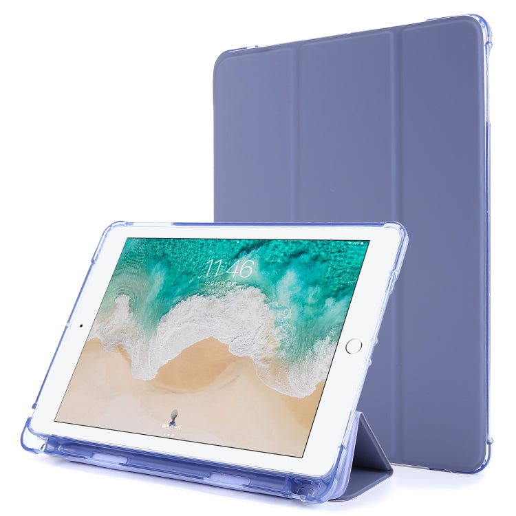 Étui en cuir à rabat horizontal Airbag avec triple support et porte-stylo, pour iPad 9.7 (2018) et (2017), pour iPad Air 2