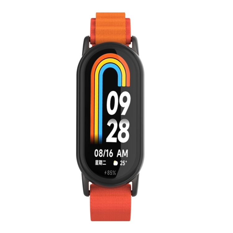 Metal Plug Loop Nylon Watch Band, For Xiaomi Mi Band 8