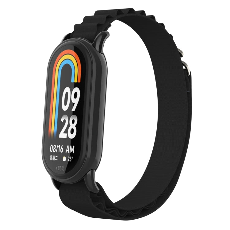 Metal Plug Loop Nylon Watch Band, For Xiaomi Mi Band 8
