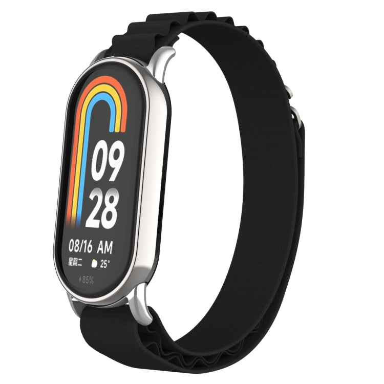 Metal Plug Loop Nylon Watch Band, For Xiaomi Mi Band 8