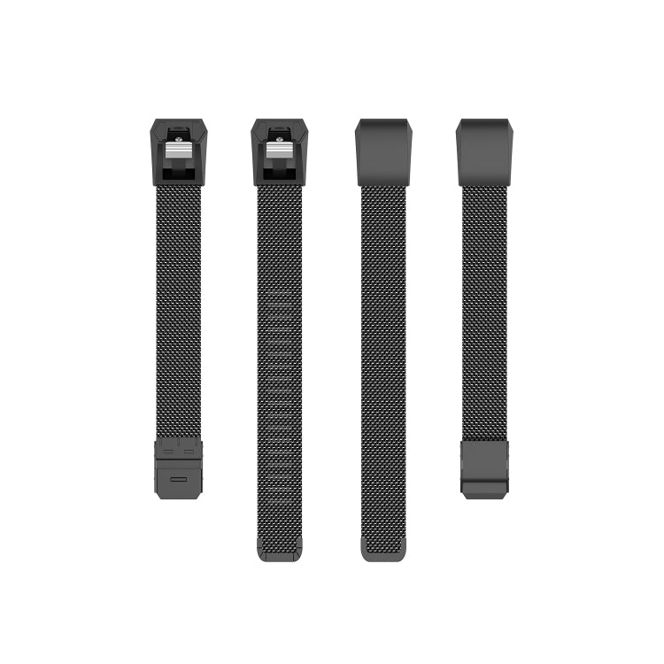 For Fitbit Alta / Alta HR / ACE Watch Button Mesh Metal Replacement Strap Watchband