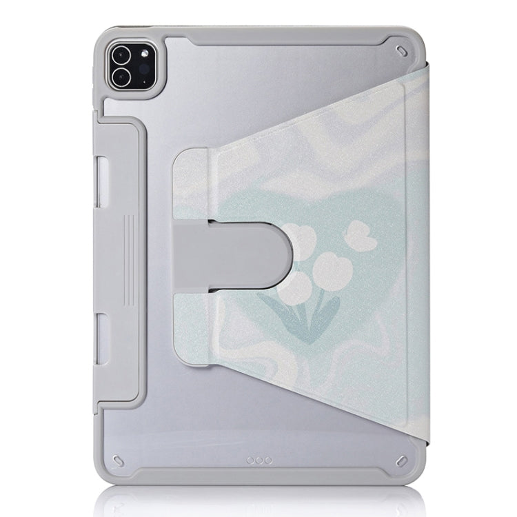 Split Drawer Rotation Painted Leather Smart Tablet Case, For iPad Pro 12.9 2022 / 2021 / 2020, For iPad Pro 11 2022 / 2021 / 2020, For iPad 10th Gen 10.9 2022, For iPad 10.2 2021 / 2020 / 10.5, For iPad Air / Air 2 / 9.7 2017 / 2018