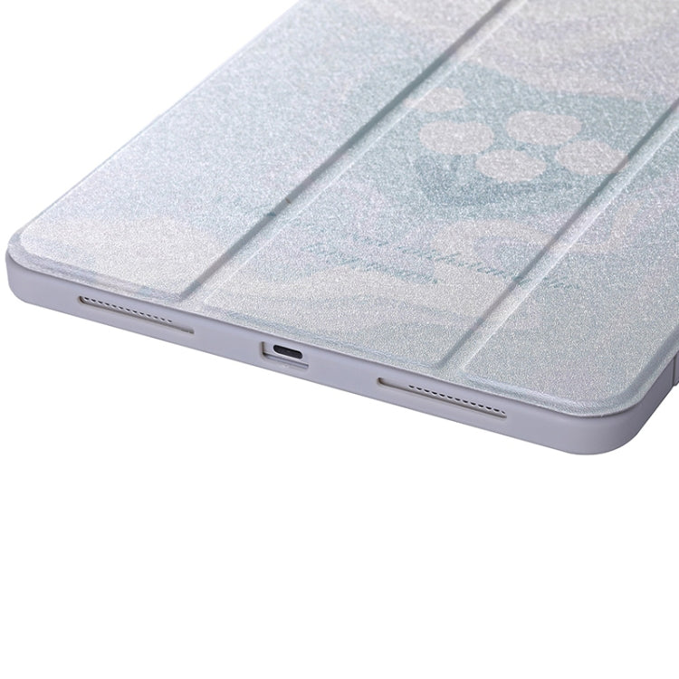 Split Drawer Rotation Painted Leather Smart Tablet Case