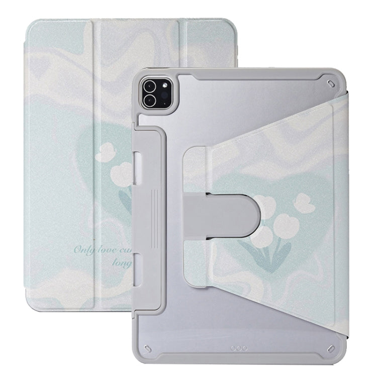 Split Drawer Rotation Painted Leather Smart Tablet Case, For iPad Pro 12.9 2022 / 2021 / 2020, For iPad Pro 11 2022 / 2021 / 2020, For iPad 10th Gen 10.9 2022, For iPad 10.2 2021 / 2020 / 10.5, For iPad Air / Air 2 / 9.7 2017 / 2018