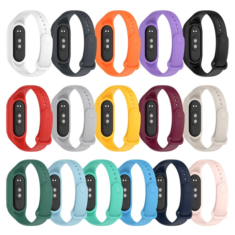 Integrated Silicone Replacement Watch Band, For Xiaomi Mi Band 8