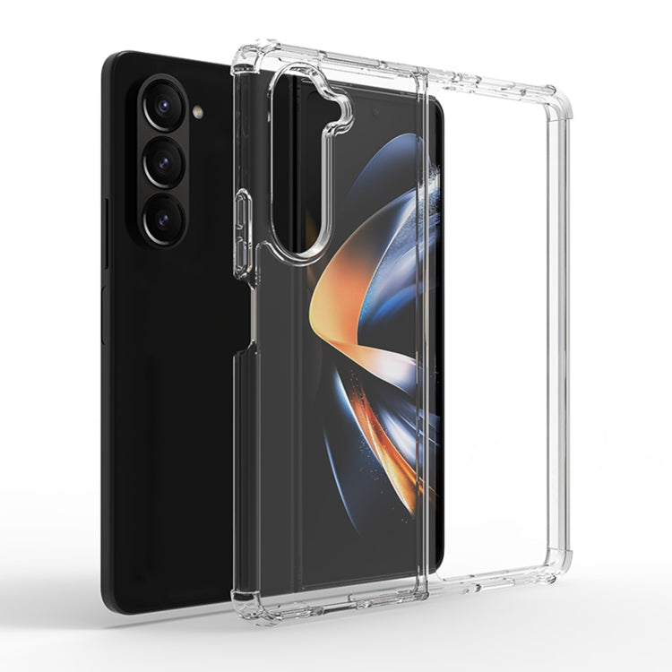 Transparent PC + TPU Shockproof Phone Case, For Samsung Galaxy Z Fold5, For Samsung Galaxy Z Flip5