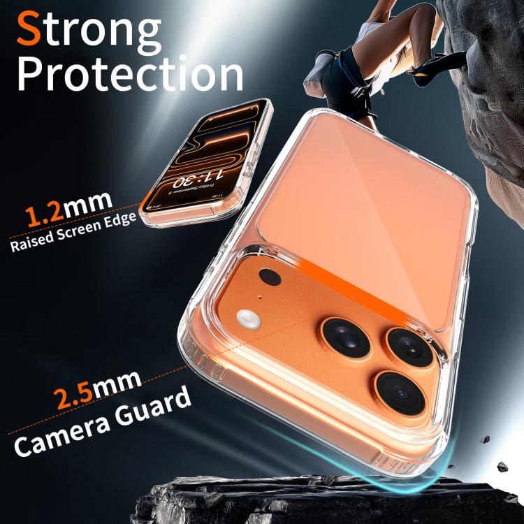 Scratchproof Acrylic 1.5mm Phone Case, For iPhone 18 Pro, For iPhone 18 Pro Max, For iPhone 17 Pro Max, For iPhone 17 Pro, For iPhone 17, For iPhone Air, For iPhone 16 Pro Max, For iPhone 16 Pro, For iPhone 16 Plus, For iPhone 16, For iPhone 15 Pro Max...