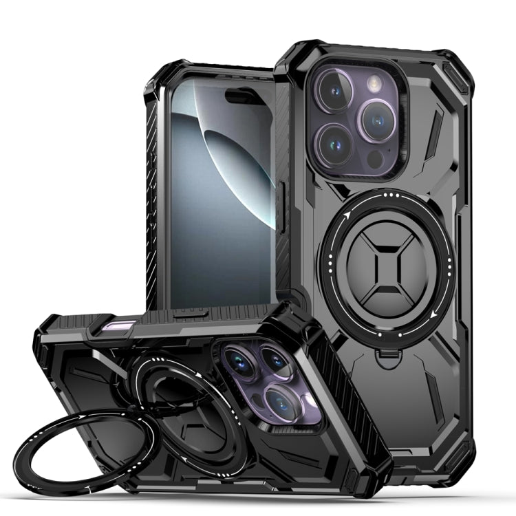 Armor Series Holder Phone Case, For iPhone 16 Pro Max, For iPhone 16 Pro, For iPhone 16 Plus, For iPhone 16