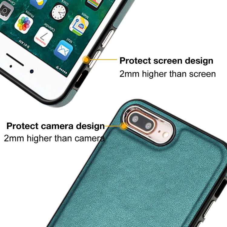 Leather Texture Full Coverage Phone Case, For iPhone 6s Plus / 7 Plus / 8 Plus