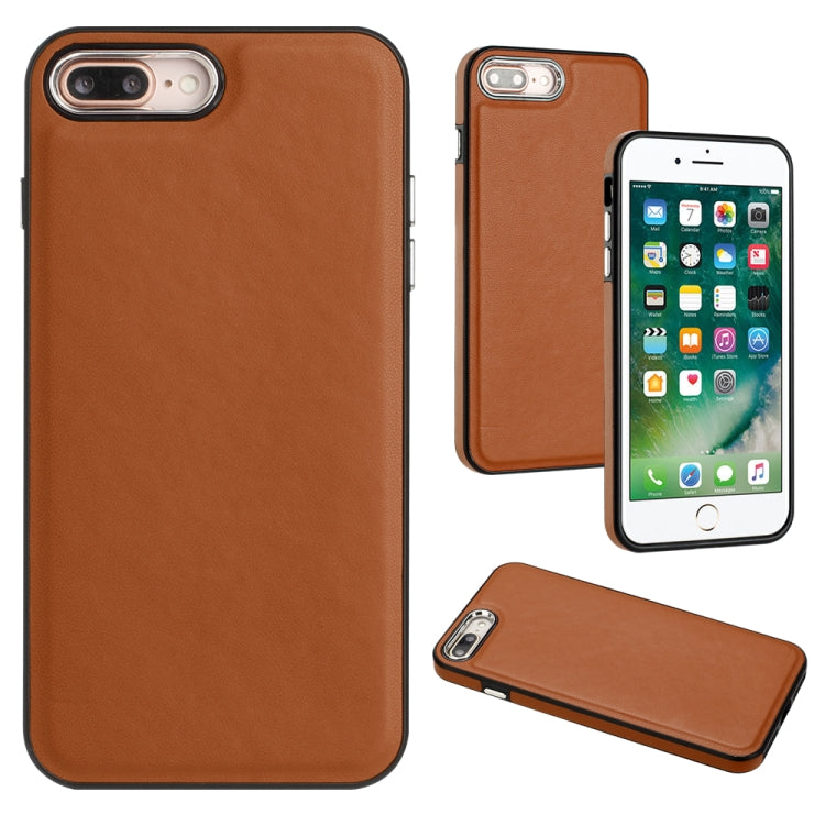 Leather Texture Full Coverage Phone Case, For iPhone 6s Plus / 7 Plus / 8 Plus