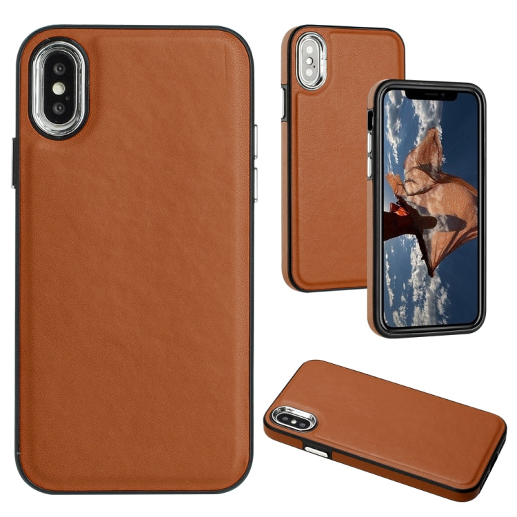 Leather Texture Full Coverage Phone Case, For iPhone 11 Pro, For iPhone X / XS, For iPhone XR, For iPhone XS Max