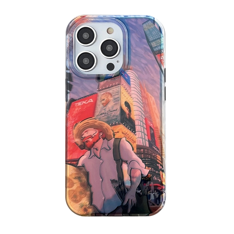 Dual-sided Lamination Oil Painting IMD Phone Case, For iPhone 14, For iPhone 14 Pro, For iPhone 14 Pro Max, For iPhone 13 Pro Max, For iPhone 13 Pro, For iPhone 13, For iPhone 12, For iPhone 12 Pro Max, For iPhone 12 Pro