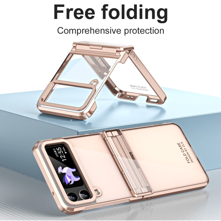 Electroplating Phantom Series PC Folding Case with Hinge, For Samsung Galaxy Z Flip4 5G