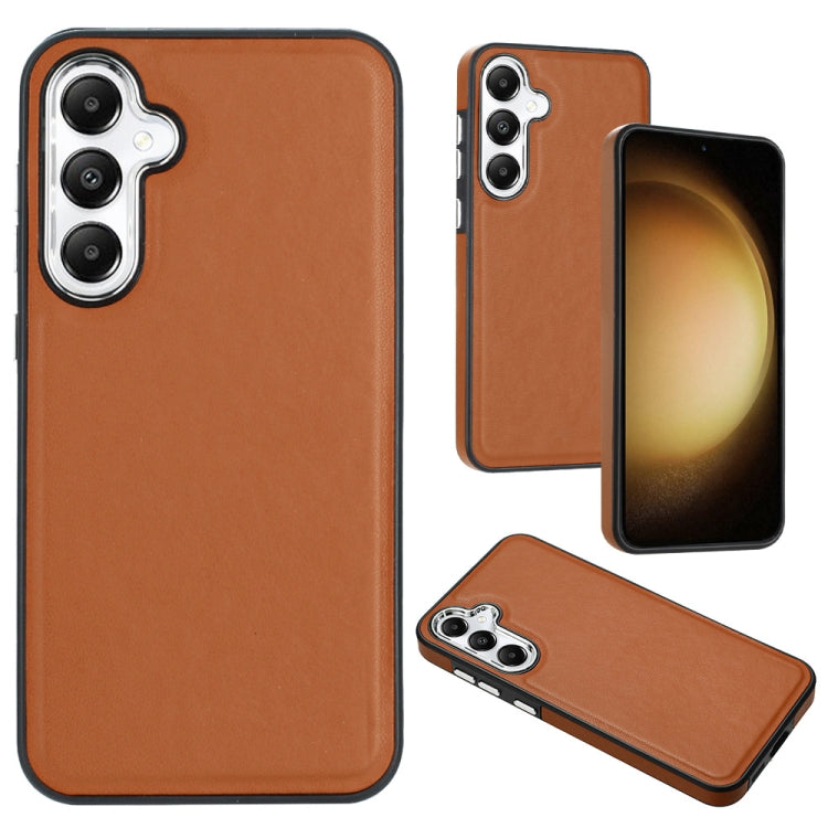 Leather Texture Full Coverage Phone Case, For Samsung Galaxy S24 Ultra 5G, For Samsung Galaxy S24+ 5G, For Samsung Galaxy S24 5G, For Samsung Galaxy A15