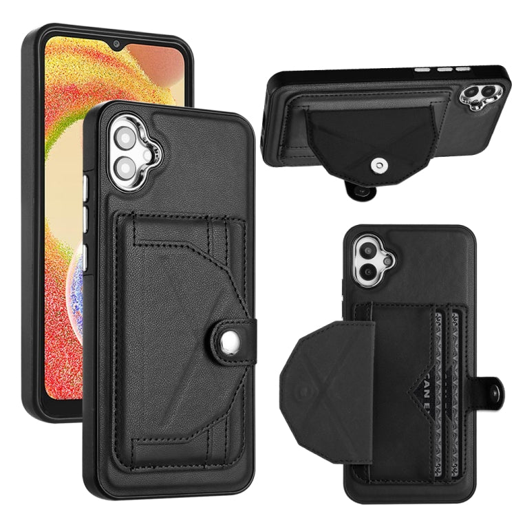 Shockproof Leather Phone Case with Card Holder, For Samsung Galaxy A04E / F04 / M04, For Samsung Galaxy A34 5G, For Samsung Galaxy A54 5G, For Samsung Galaxy S23 Ultra
