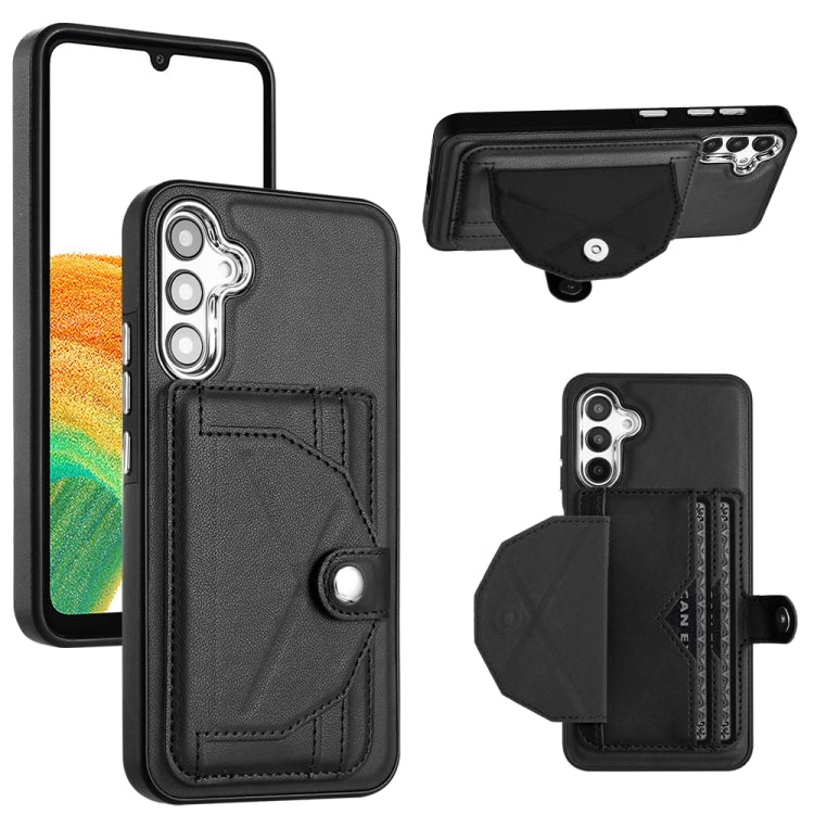 Shockproof Leather Phone Case with Card Holder, For Samsung Galaxy A04E / F04 / M04, For Samsung Galaxy A34 5G, For Samsung Galaxy A54 5G, For Samsung Galaxy S23 Ultra