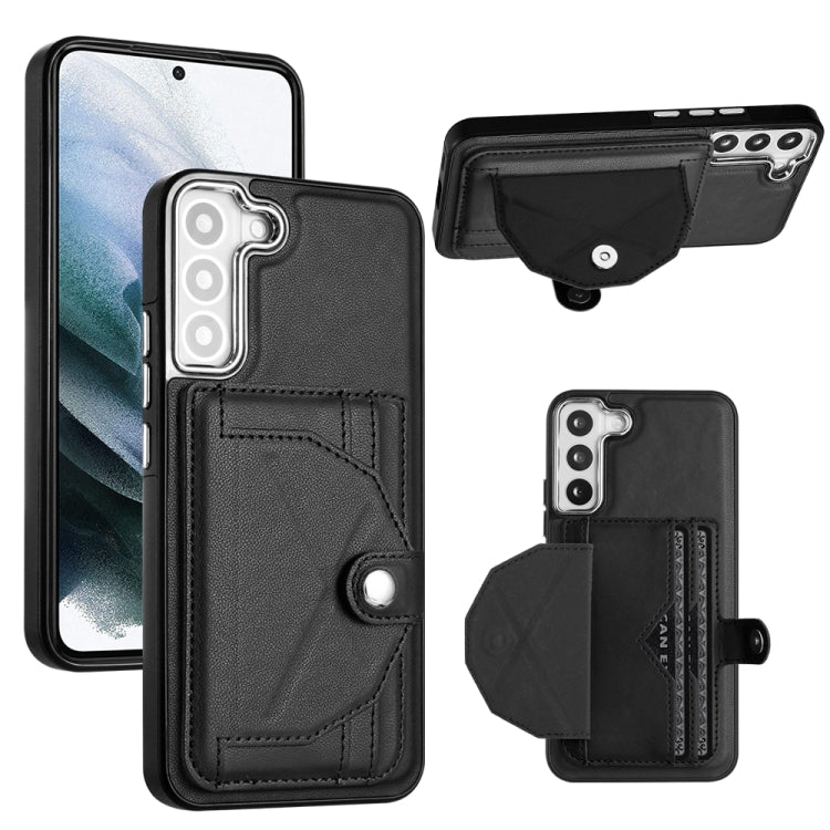 Shockproof Leather Phone Case with Card Holder, For Samsung Galaxy S23, For Samsung Galaxy A04 4G, For Samsung Galaxy A13 5G / A04S / M13 5G, For Samsung Galaxy A23 4G / F23 5G / M23 5G