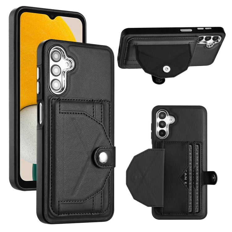Shockproof Leather Phone Case with Card Holder, For Samsung Galaxy S23, For Samsung Galaxy A04 4G, For Samsung Galaxy A13 5G / A04S / M13 5G, For Samsung Galaxy A23 4G / F23 5G / M23 5G