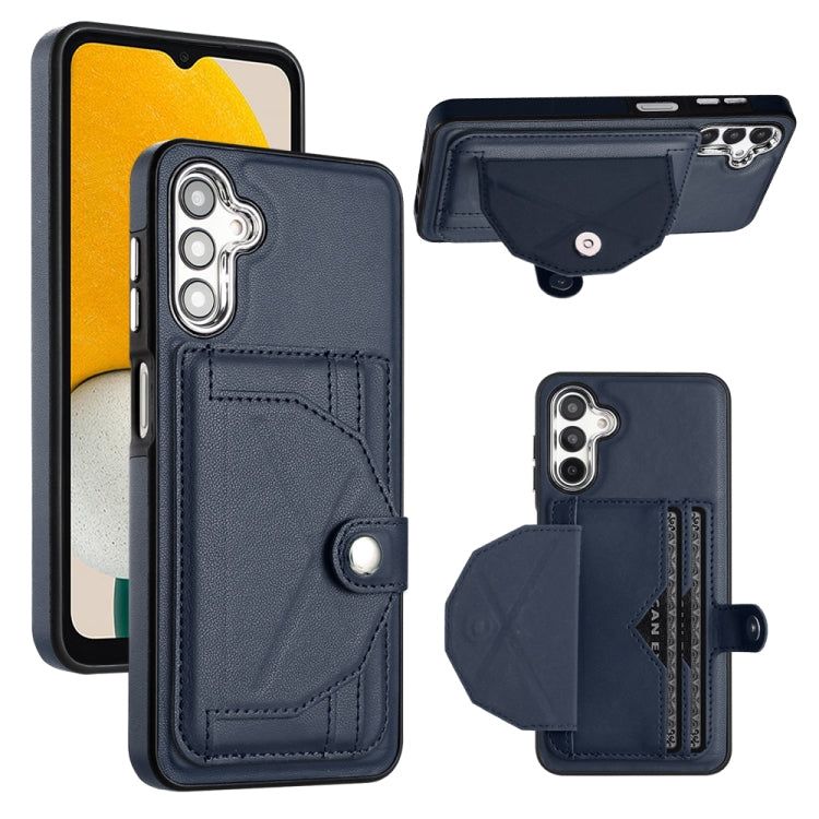 Shockproof Leather Phone Case with Card Holder, For Samsung Galaxy S23, For Samsung Galaxy A04 4G, For Samsung Galaxy A13 5G / A04S / M13 5G, For Samsung Galaxy A23 4G / F23 5G / M23 5G