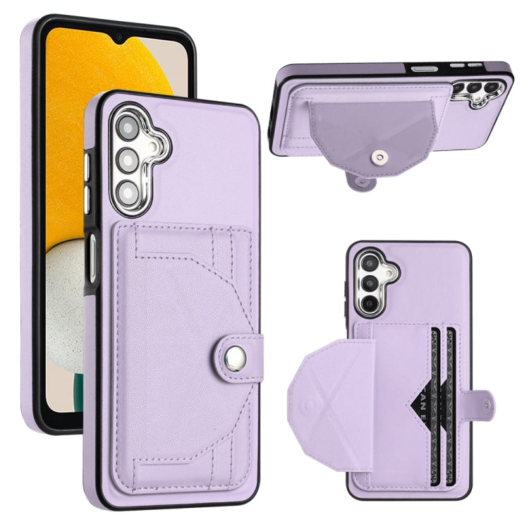 Shockproof Leather Phone Case with Card Holder, For Samsung Galaxy S23, For Samsung Galaxy A04 4G, For Samsung Galaxy A13 5G / A04S / M13 5G, For Samsung Galaxy A23 4G / F23 5G / M23 5G