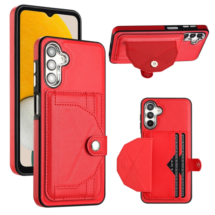 Shockproof Leather Phone Case with Card Holder, For Samsung Galaxy S23, For Samsung Galaxy A04 4G, For Samsung Galaxy A13 5G / A04S / M13 5G, For Samsung Galaxy A23 4G / F23 5G / M23 5G