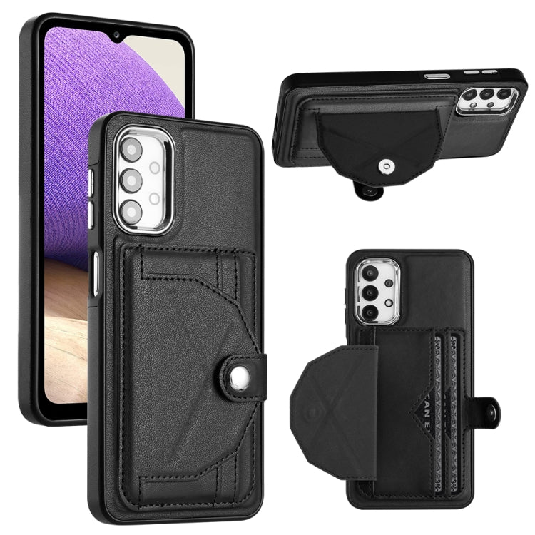 Shockproof Leather Phone Case with Card Holder, For Samsung Galaxy S23, For Samsung Galaxy A04 4G, For Samsung Galaxy A13 5G / A04S / M13 5G, For Samsung Galaxy A23 4G / F23 5G / M23 5G
