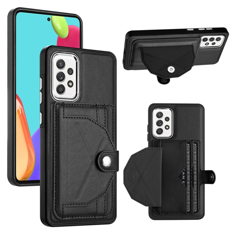 Shockproof Leather Phone Case with Card Holder, For Samsung Galaxy A53 5G, For Samsung Galaxy A73 5G, For Samsung Galaxy A33 5G, For Samsung Galaxy A13 4G