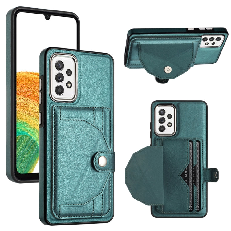 Shockproof Leather Phone Case with Card Holder, For Samsung Galaxy A53 5G, For Samsung Galaxy A73 5G, For Samsung Galaxy A33 5G, For Samsung Galaxy A13 4G