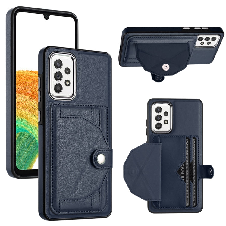 Shockproof Leather Phone Case with Card Holder, For Samsung Galaxy A53 5G, For Samsung Galaxy A73 5G, For Samsung Galaxy A33 5G, For Samsung Galaxy A13 4G