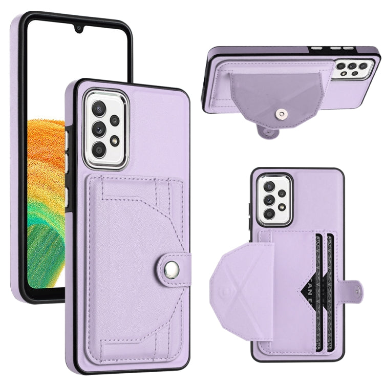Shockproof Leather Phone Case with Card Holder, For Samsung Galaxy A53 5G, For Samsung Galaxy A73 5G, For Samsung Galaxy A33 5G, For Samsung Galaxy A13 4G