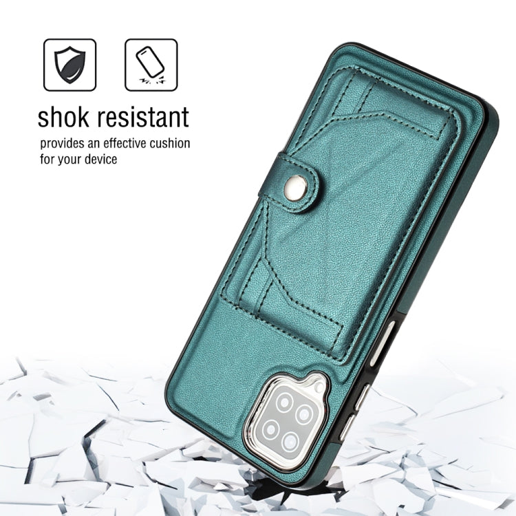 Shockproof Leather Phone Case with Card Holder, For Samsung Galaxy A12 4G / M12, For Samsung Galaxy A32 5G