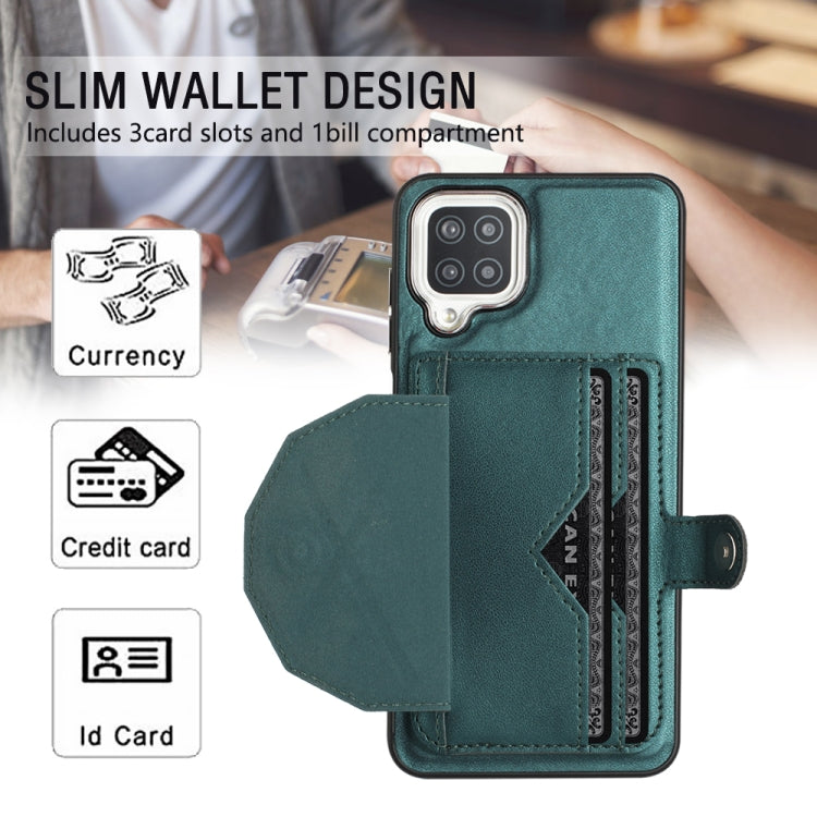 Shockproof Leather Phone Case with Card Holder, For Samsung Galaxy A12 4G / M12, For Samsung Galaxy A32 5G