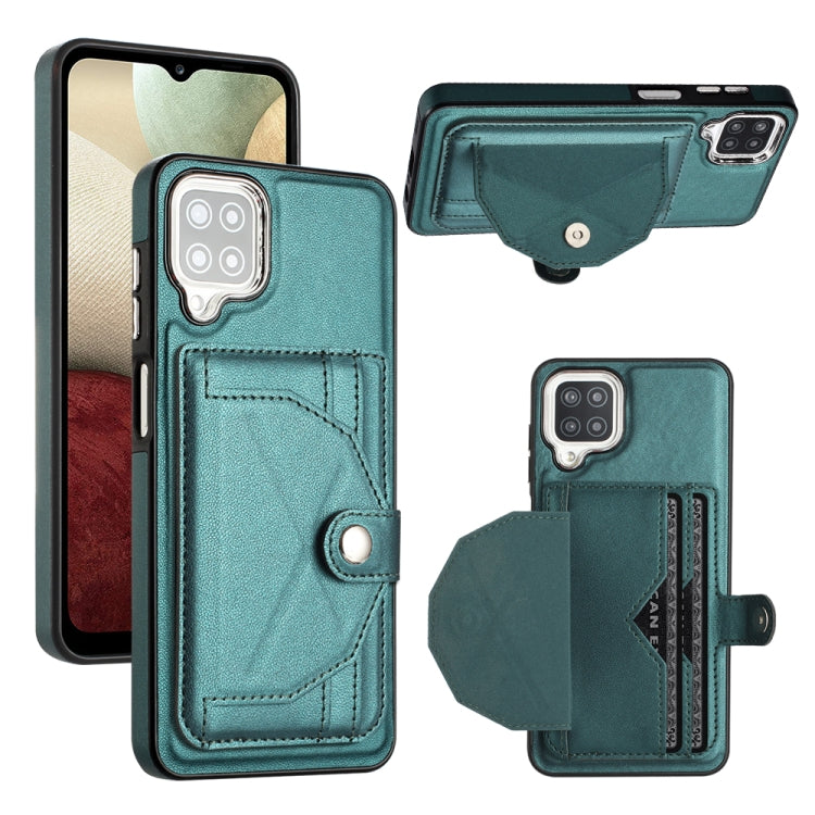 Shockproof Leather Phone Case with Card Holder, For Samsung Galaxy A12 4G / M12, For Samsung Galaxy A32 5G