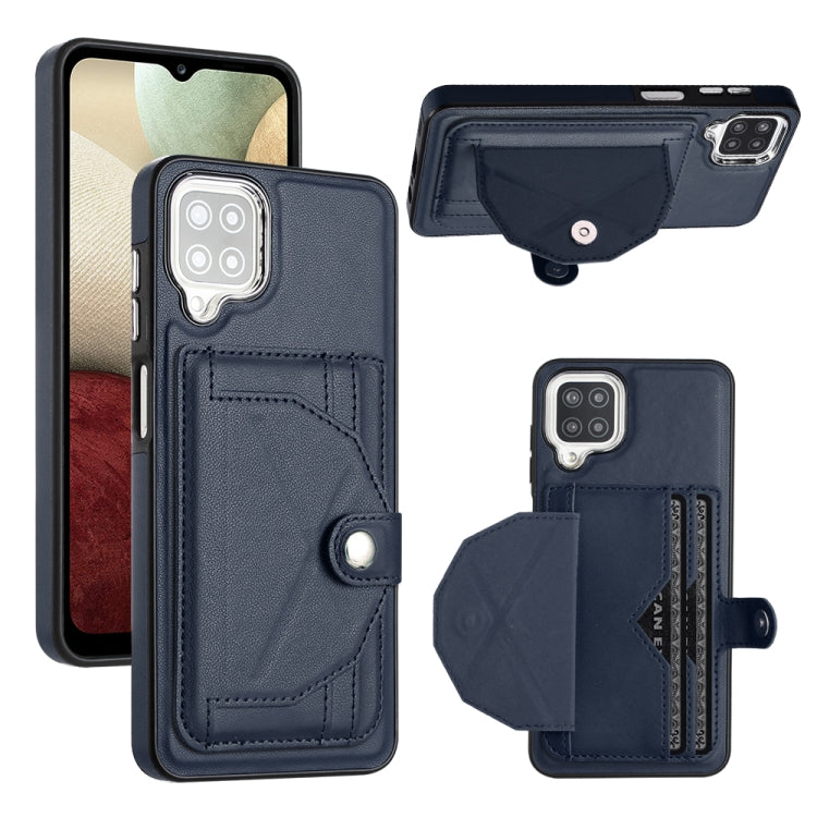 Shockproof Leather Phone Case with Card Holder, For Samsung Galaxy A12 4G / M12, For Samsung Galaxy A32 5G