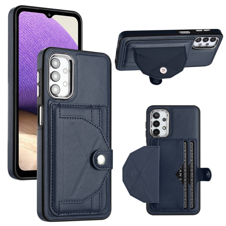 Shockproof Leather Phone Case with Card Holder, For Samsung Galaxy A12 4G / M12, For Samsung Galaxy A32 5G