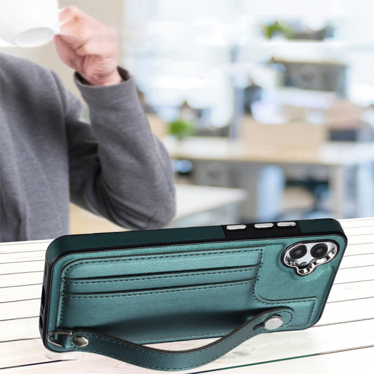 Shockproof Leather Phone Case with Wrist Strap, For Samsung Galaxy A04E / F04 / M04, For Samsung Galaxy A14 4G / A14 5G, For Samsung Galaxy A34 5G, For Samsung Galaxy A54 5G