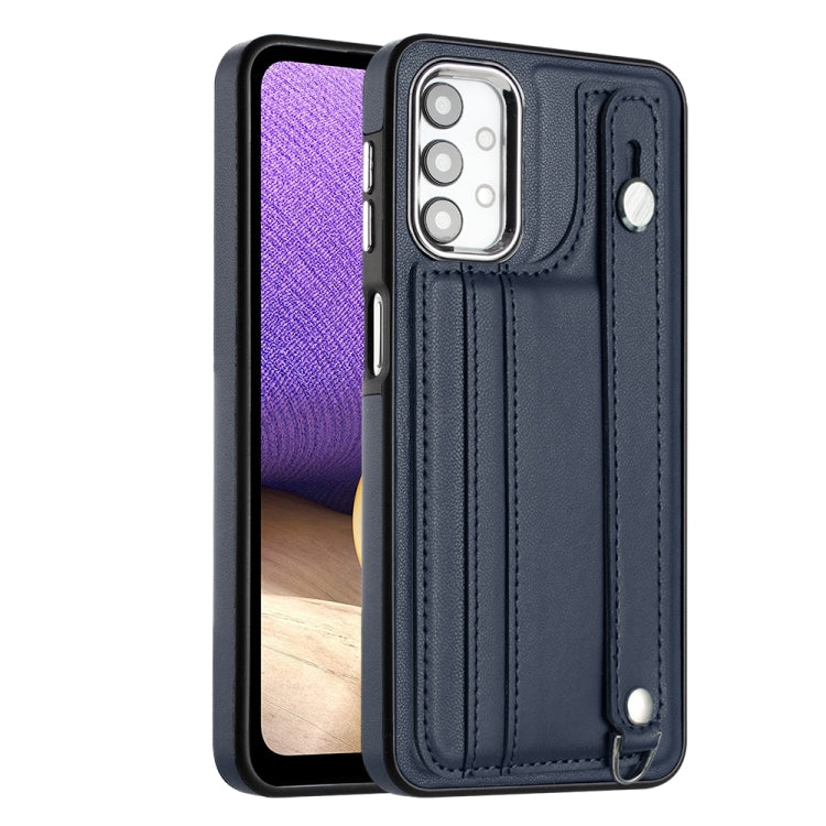Étui en cuir antichoc avec dragonne pour Samsung Galaxy S22+ 5G, Samsung Galaxy S22 5G, Samsung Galaxy A22 5G, Samsung Galaxy S21 FE 5G, Samsung Galaxy A32 4G