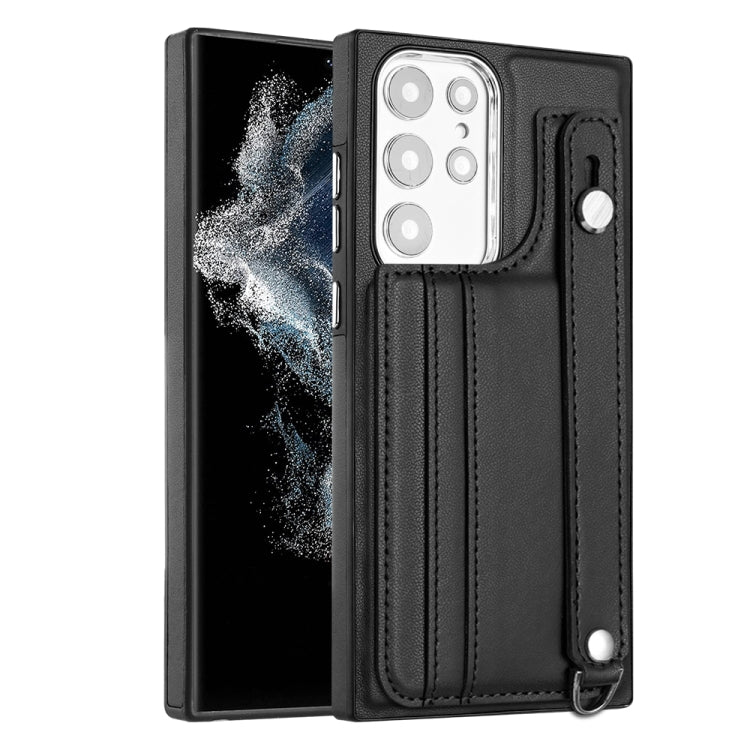 Étui en cuir antichoc avec dragonne pour Samsung Galaxy S22+ 5G, Samsung Galaxy S22 5G, Samsung Galaxy A22 5G, Samsung Galaxy S21 FE 5G, Samsung Galaxy A32 4G
