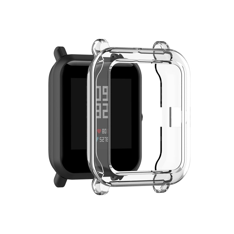 For Amazfit Bip Lite Version 1S / Bip S Transparent TPU Watch Protective Case