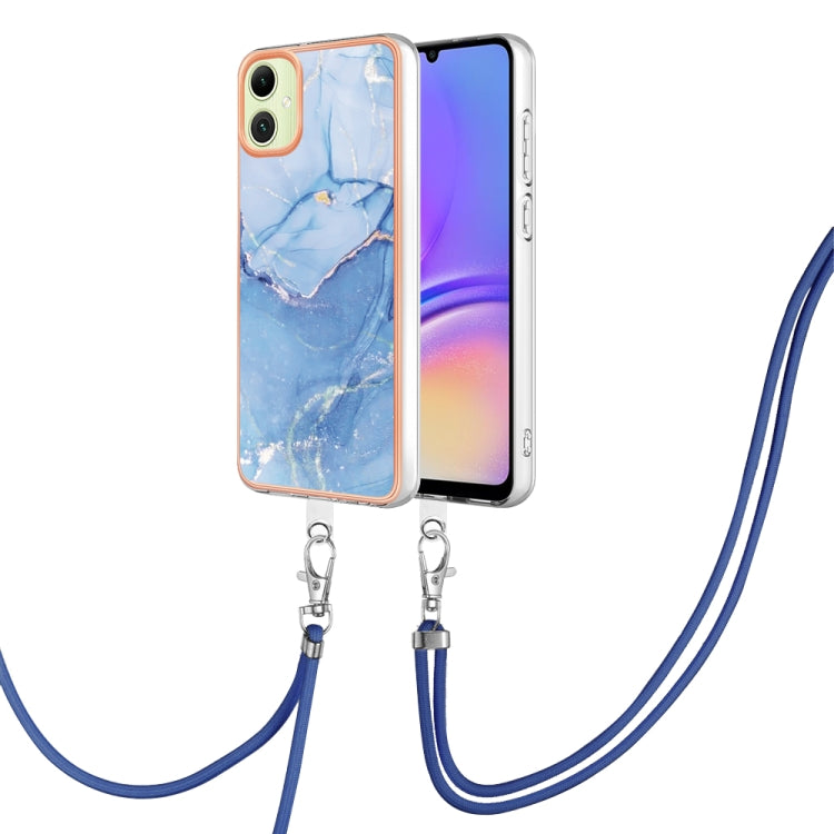 Electroplating Marble Dual-side IMD Phone Case with Lanyard
