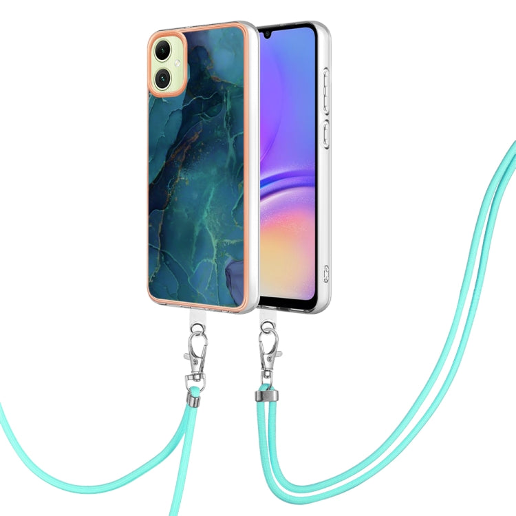 Electroplating Marble Dual-side IMD Phone Case with Lanyard