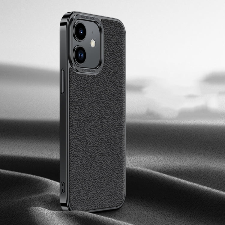 Litchi Texture Genuine Leather Phone Case, For iPhone 14 / 13, For iPhone 14 Pro, For iPhone 14 Pro Max, For iPhone 13 Pro Max, For iPhone 13 Pro, For iPhone 13