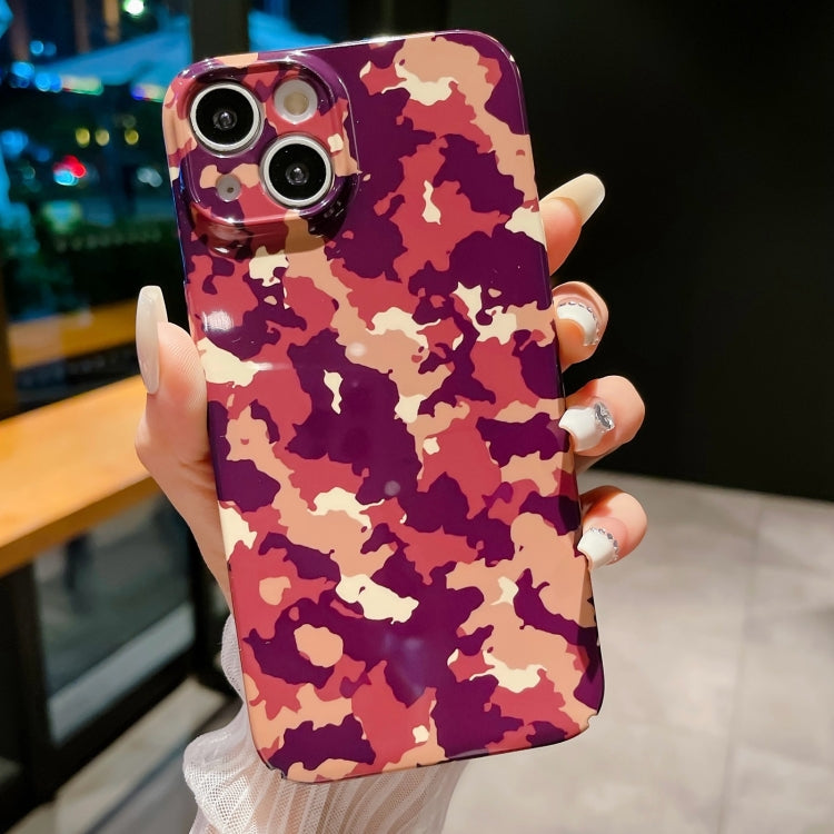 Precise Hole Camouflage Pattern PC Phone Case, For iPhone 13 mini, For iPhone 12, For iPhone 12 Pro Max
