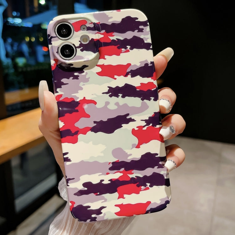 Precise Hole Camouflage Pattern PC Phone Case, For iPhone 12 Pro, For iPhone 12 mini, For iPhone 11 Pro Max