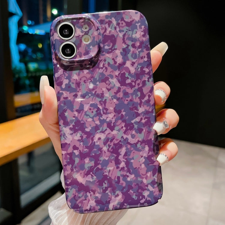 Precise Hole Camouflage Pattern PC Phone Case, For iPhone 12 Pro, For iPhone 12 mini, For iPhone 11 Pro Max