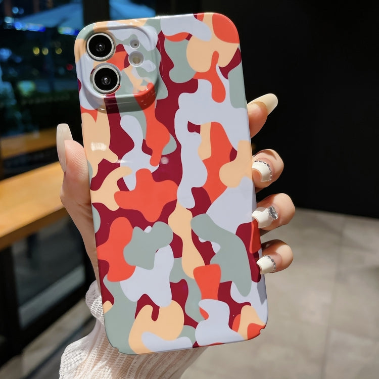 Precise Hole Camouflage Pattern PC Phone Case, For iPhone 13 mini, For iPhone 12, For iPhone 12 Pro Max