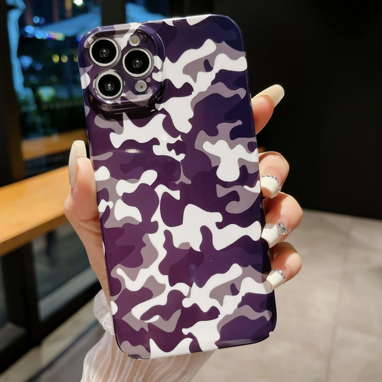 Precise Hole Camouflage Pattern PC Phone Case, For iPhone 13 mini, For iPhone 12, For iPhone 12 Pro Max
