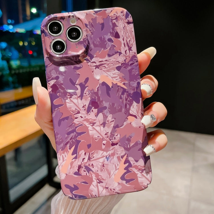 Precise Hole Camouflage Pattern PC Phone Case, For iPhone 12 Pro, For iPhone 12 mini, For iPhone 11 Pro Max